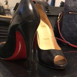Christian Louboutin peep-toe pumps